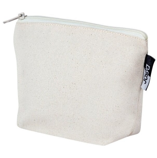 Sustainably Made and Ethically Sourced Zippered Canvas Pouch