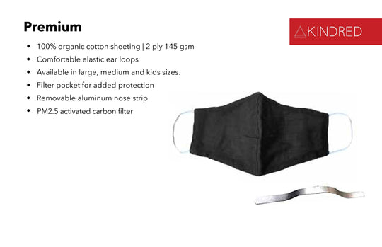 Mask - Premium w/ Filter Pouch