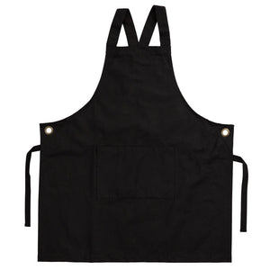 Kindred Apparel | Made to Order Utility Canvas Cotton Apron in Black | Liminal Apparel | Joyya USA
