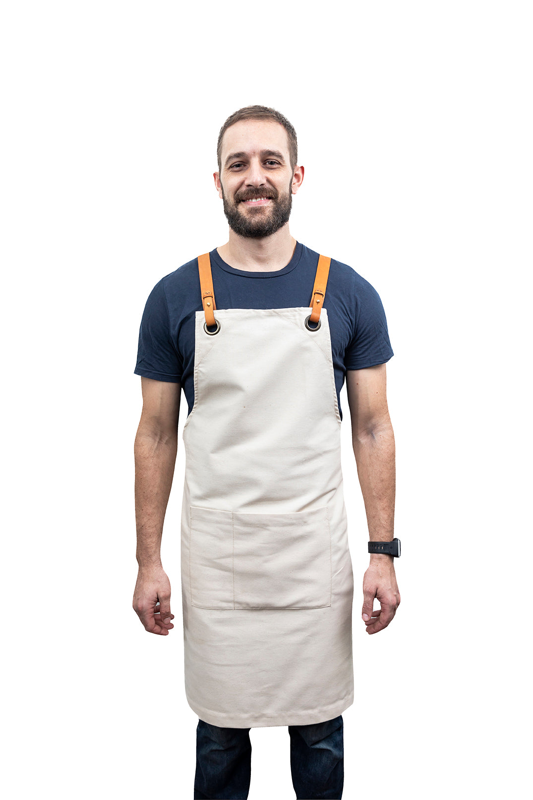 Tablier Bretelles Cuir 