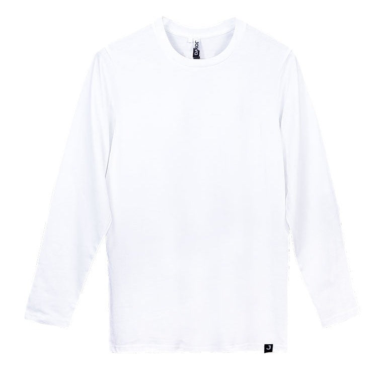 White Long Sleeve T-Shirt  Organic Cotton Crewneck - ASKET