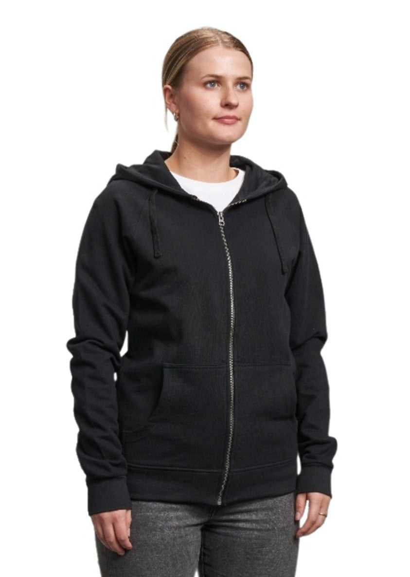 Sweat à capuche zippé unisexe 