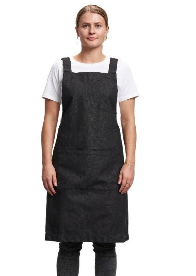 Kindred Apparel | Made to Order Heavy Duty Canvas Cotton Apron in Black | Liminal Apparel | Joyya USA