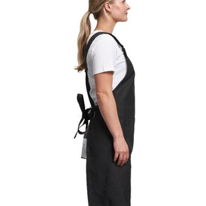 Kindred Apparel | Made to Order Heavy Duty Canvas Cotton Apron in Black with adjustable straps | Liminal Apparel | Joyya USA