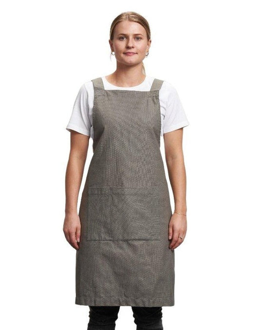 Kindred Apparel | Made to Order Heavy Duty Canvas Cotton Apron in grey | Liminal Apparel | Joyya USA