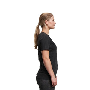 Kindred Apparel Canada | Sustainable & Ethical Custom Printed Women's V-Neck Short Sleeve T-Shirt. | Liminal Apparel | Joyya USA