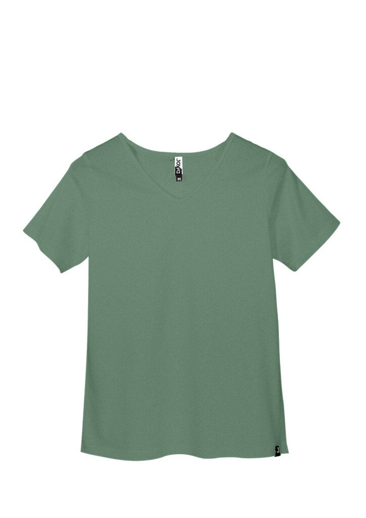 Eco friendly sage green organic v-neck t-shirt | Kindred Apparel Ñ Organic and Fair Trade Apparel | Liminal Apparel | Joyya USA