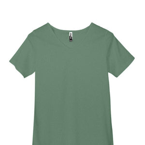 Eco friendly sage green organic v-neck t-shirt | Kindred Apparel Ñ Organic and Fair Trade Apparel | Liminal Apparel | Joyya USA